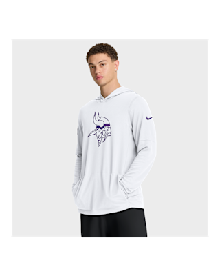 Мужские  Minnesota Vikings Option Read Nike Dri-FIT NFL Long-Sleeve Hooded Top
