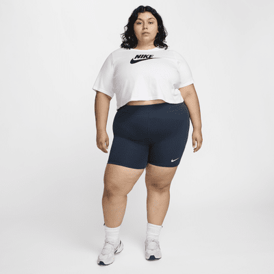 Nike Sportswear Classic Women's High-Waisted 8" Biker Shorts (Plus Size)