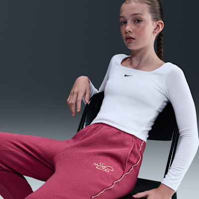 Nike Sportswear Club Fleece Big Kids' (Girls') Oversized Joggers