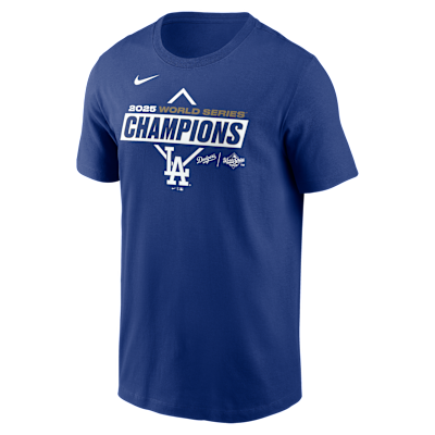 Los Angeles Dodgers 2025 World Series Champions Team Logo Men's Nike MLB T-Shirt