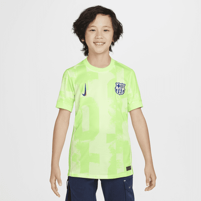 FC Barcelona 2024/25 Stadium Third Nike Replika-Fußballtrikot mit Dri-FIT-Technologie (ältere Kinder)