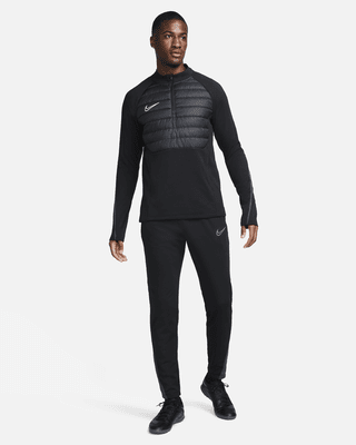 Nike Performance ACADEMY PANT WINTERIZED - Tracksuit bottoms - black/hyper  royal/silver/black - Zalando.co.uk