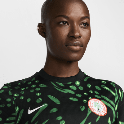 Maglia da calcio replica Nike Dri-FIT Nigeria (squadra femminile) 2024/25 Stadium da donna – Away