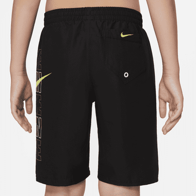 Shorts de vóleibol con tiro de 20 cm para niños talla grande Nike Block Logo