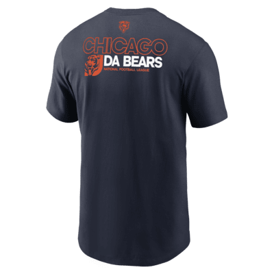 Chicago Bears Team Outline Essential T-Shirt Men's Nike NFL T-Shirt