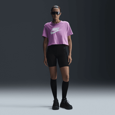 Playera cropped con logotipo para mujer Nike Sportswear Essential