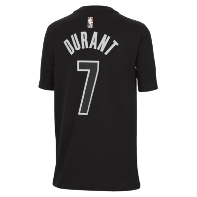 Kevin Durant Brooklyn Nets Statement Edition Big Kids' (Boys') Jordan NBA T- Shirt.