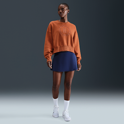 NikeCourt Heritage Phoenix Fleece Women's Over-Oversized Crew-Neck Sweatshirt
