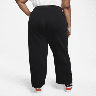 Nike Sportswear Phoenix Fleece Women's High-Waisted Wide-Leg Tracksuit Bottoms (Plus Size)