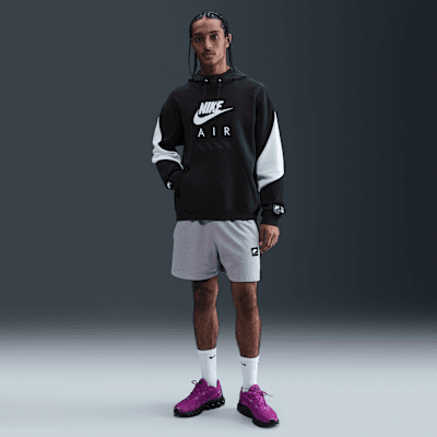 Nike Air Sudadera con gorro sin cierre de tejido Fleece para hombre