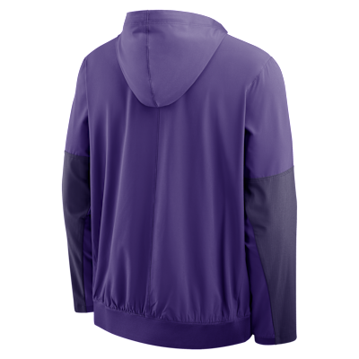 LSU Anorak Men's Nike College 1/2-Zip Hooded Jacket