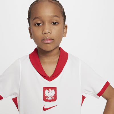 Lengyelország 2024/25 Stadium hazai Nike Dri-FIT replika futballrövidnadrág nagyobb gyerekeknek