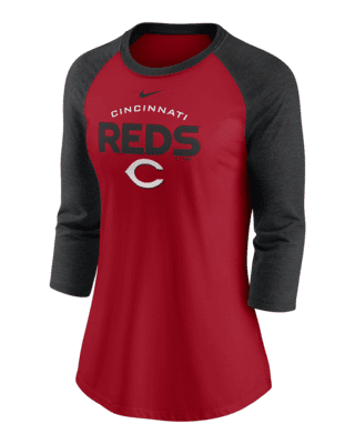 Nike Modern Baseball Arch (MLB Cincinnati Reds) Women's 3/4-Sleeve T-Shirt.