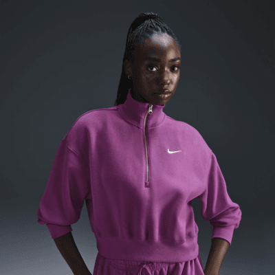 Nike Sportswear Phoenix Fleece Women's 1/2-Zip Cropped Sweatshirt