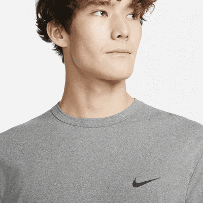 나이키 드라이 핏 UV 하이버스 남성 반팔 피트니스 탑