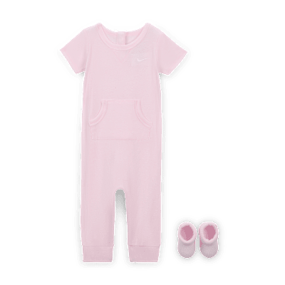 Nike Baby Rib Knit Romper and Socks Set
