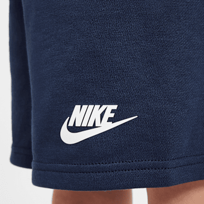 Completo con t-shirt stampata e shorts leggeri in French Terry Nike – Bambino/a