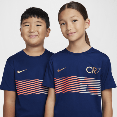 CR7 Academy23 Fußballoberteil mit Dri-FIT-Technologie (ältere Kinder)