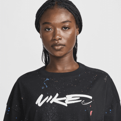 Playera de manga corta oversized para mujer Nike Sportswear Breaking