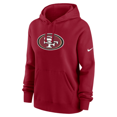 Sudadera con gorro sin cierre Nike de la NFL para mujer San Francisco 49ers Club