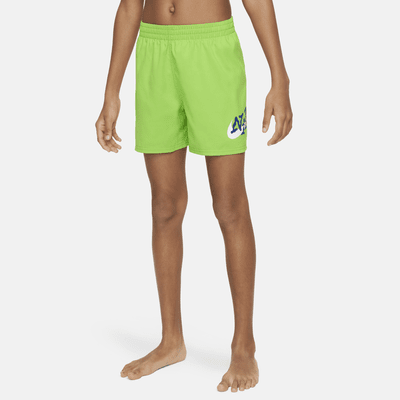 Shorts de vóleibol de 10 cm para niño talla grande Nike Swim Scribble