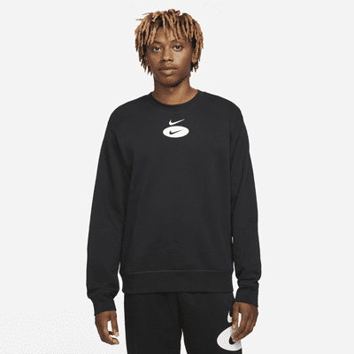 nike sportswear swoosh league men's fleece crew