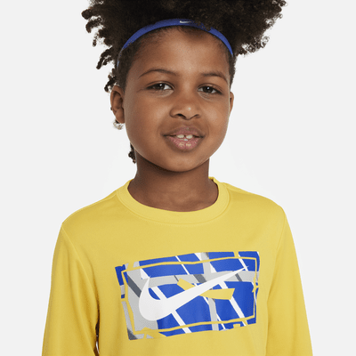 Nike "All Day Play" Long Sleeve Tee Little Kids Dri-FIT T-Shirt