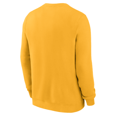 Sudadera de cuello redondo sin cierre universitaria Nike para hombre West Virginia Mountaineers Primetime Primary Stack