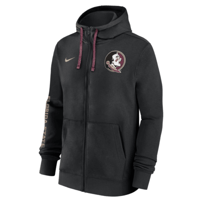 Florida State Seminoles Sideline Team Issue Men's Nike College Full-Zip Hoodie