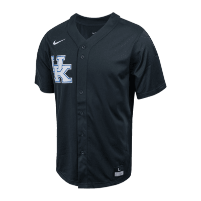 Jersey de béisbol con botones Nike College para hombre Kentucky