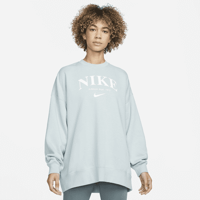 nike oversized sweatshirt grey