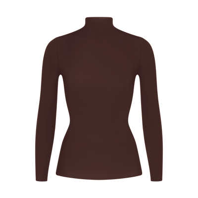 NikeSKIMS Weightless Layers Women's Mock-Neck Long-Sleeve Top