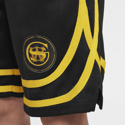 Golden State Warriors 2023/24 City Edition Nike Dri-FIT NBA Swingman-shorts för ungdom