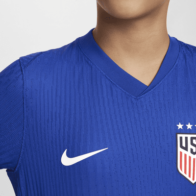 Jersey de fútbol Nike Dri-FIT ADV Authentic de la USWNT visitante 2024 Match para niños talla grande