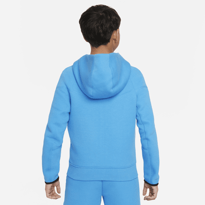 Hoodie com fecho completo Nike Sportswear Tech Fleece Júnior (Rapaz)