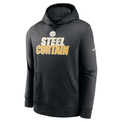 Nike Club Fleece (NFL Pittsburgh Steelers) Big Kids' (Boys') Hoodie