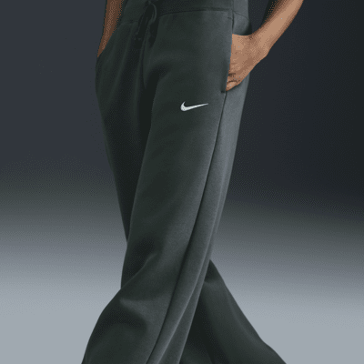 Pantaloni tuta palazzo a vita alta Nike Sportswear Phoenix Fleece – Donna