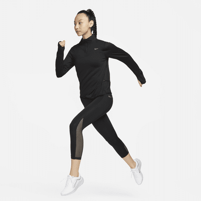 Nike Dri-FIT Swift Element UV 女款 1/4 拉鍊跑步上衣