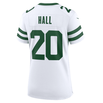 Jersey de fútbol americano Nike de la NFL Game para mujer Breece Hall New York Jets