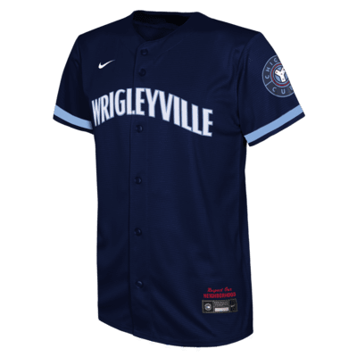 Jersey Nike de la MLB Replica para niños talla grande Chicago Cubs