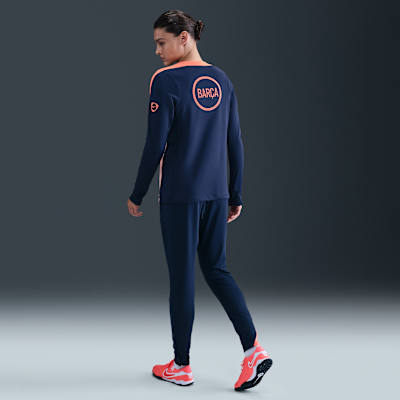 FC Barcelona Strike Üçüncü Nike Dri-FIT Total 90 Örgü Kadın Futbol Eşofman Altı