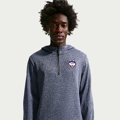 Connecticut Huskies Nike NCAA Men's Basketball Coaches' Pullover Hoodie from Nike - $125