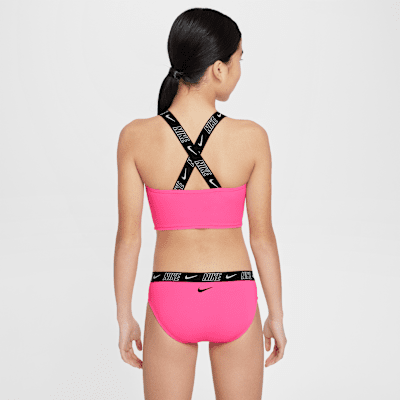 Nike Swim Conjunto Midkini con espalda cruzada - Niña