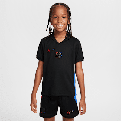 F.C. Barcelona 2024/25 Stadium Away Younger Kids' Nike Football Replica 3-Piece Kit