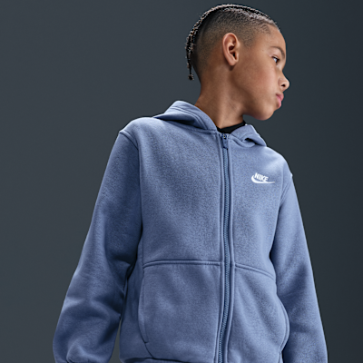 Nike Sportswear Club Fleece Big Kids' Full-Zip Hoodie