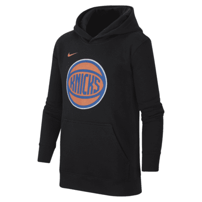 New York Knicks Club Fleece Big Kids' Nike NBA Pullover Hoodie