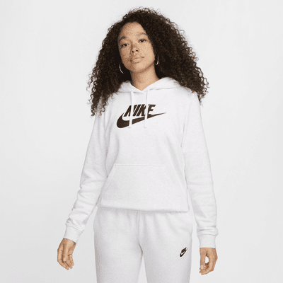 Sudadera con gorro sin cierre con logotipo para mujer Nike Sportswear Club Fleece