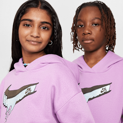 Nike SB EasyOn Big Kids' Oversized Pullover Skate Hoodie