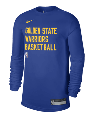 Golden State Warriors Nike Long Sleeve Practice T-Shirt - Youth