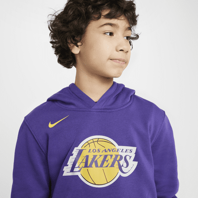 Los Angeles Lakers Club Older Kids' Nike NBA Fleece Pullover Hoodie